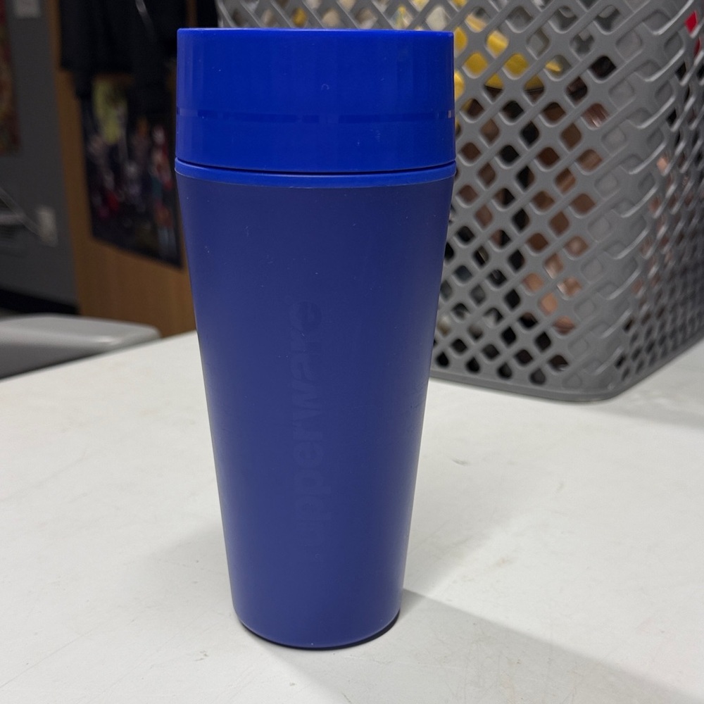 Tupperware Blue Travel Mug
